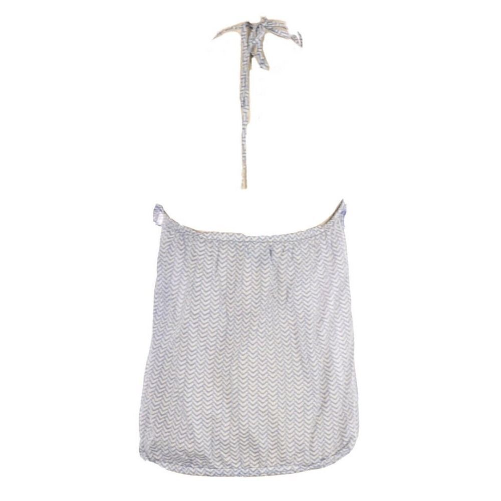 GAP Blue Layered Ruffle Halter Top Tank Blue Small - Picture 2 of 4